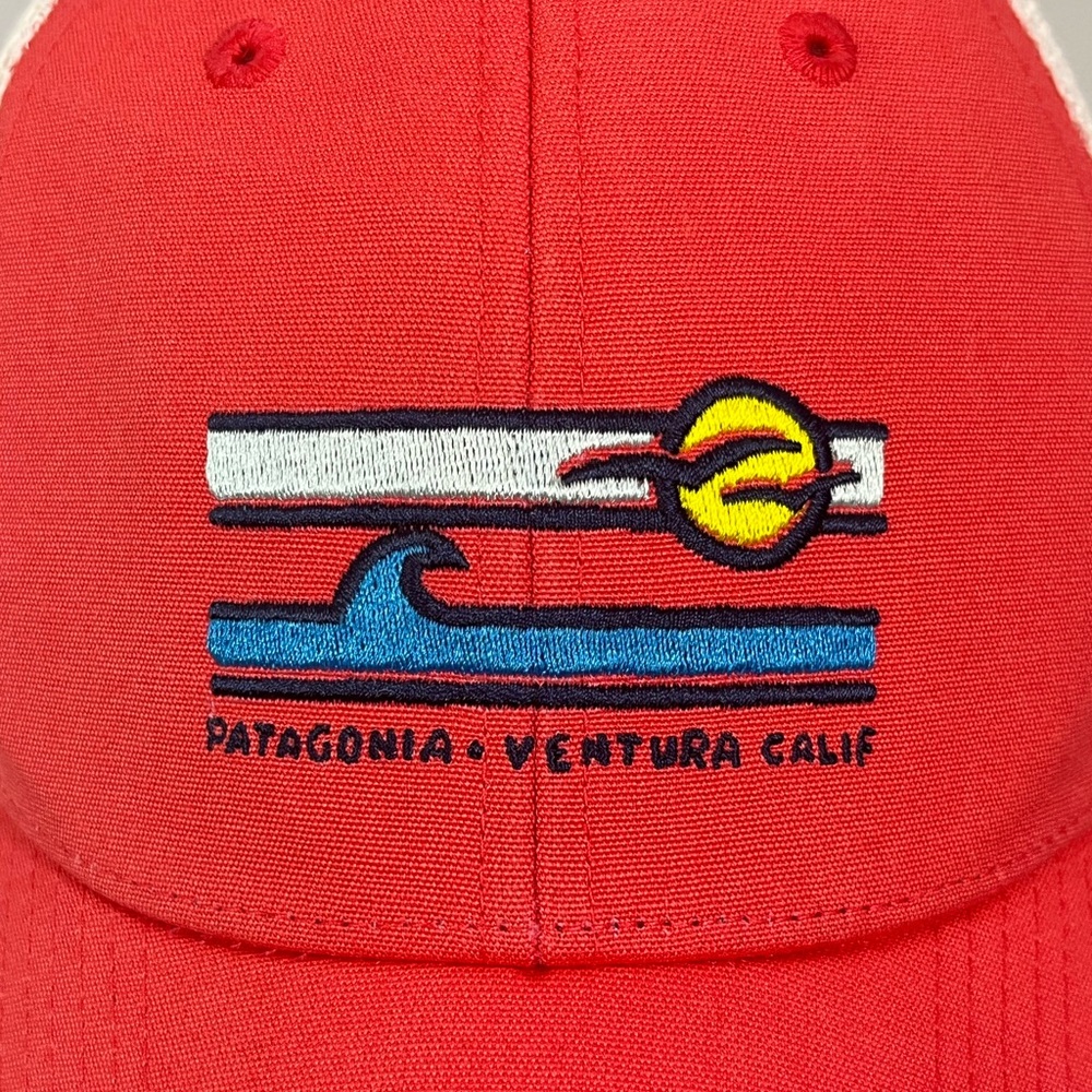 Patagonia Ventura, CA Trucker Hat Cap Mesh Back Embroidered Ocean Beach